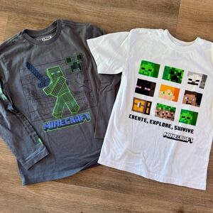 Pre-owned Boy's Minecraft T-shirts Youth Small (6/7)